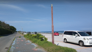 静波海岸駐車場